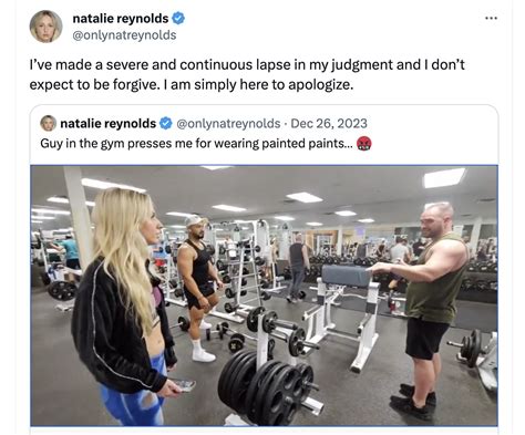 Naked woman ripped for wearing body paint to gym issues apology